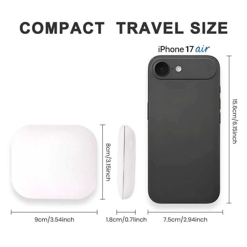 Dein Beauty-Helfer für unterwegs - LED Schminkspiegel mit Doppel-Zoom